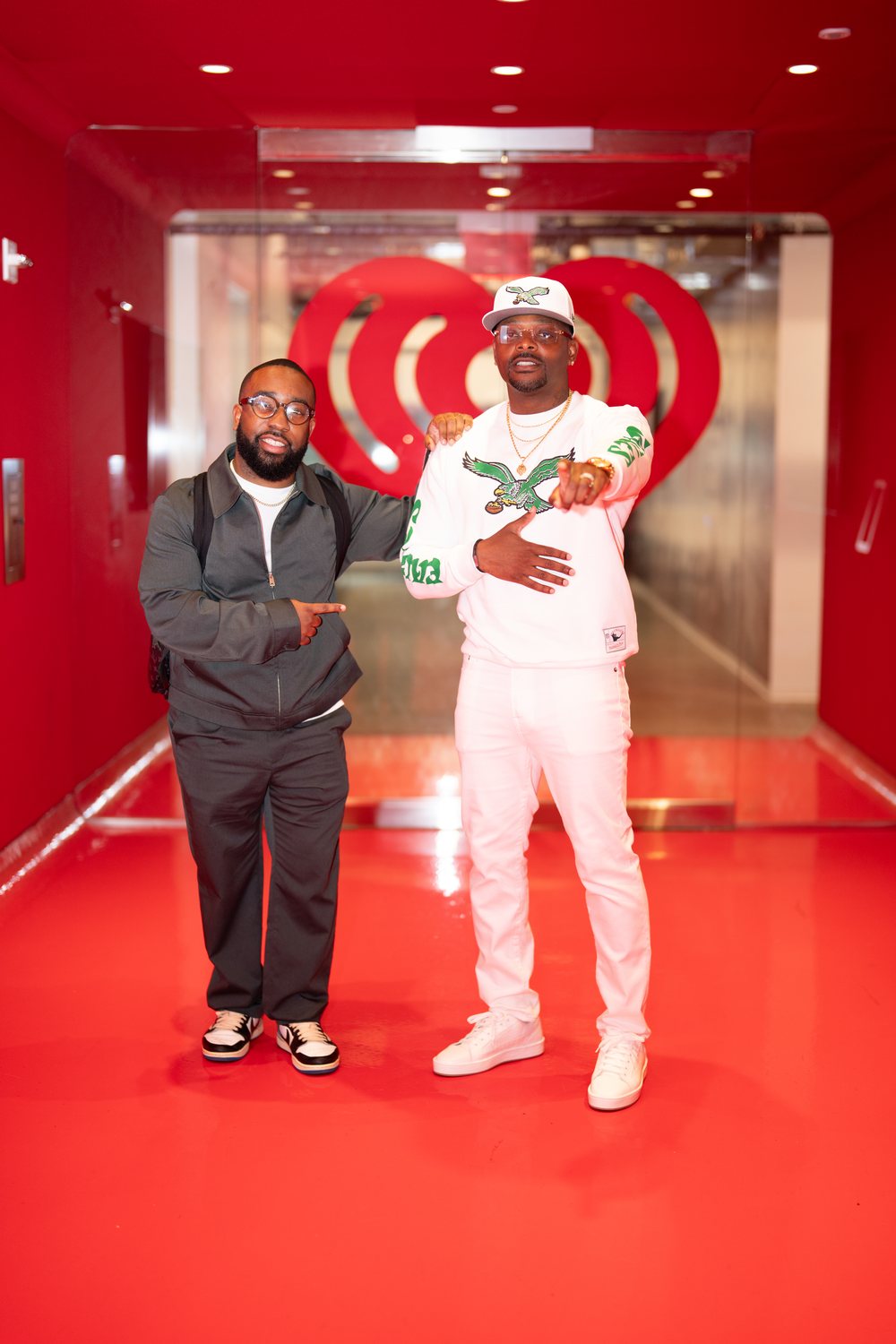 Shawn Anthony with Chris Sain at iHeartRadio